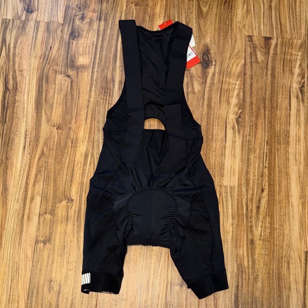 Rion mens medium cycling bib shorts NWT black bike quick dry breathable wicking